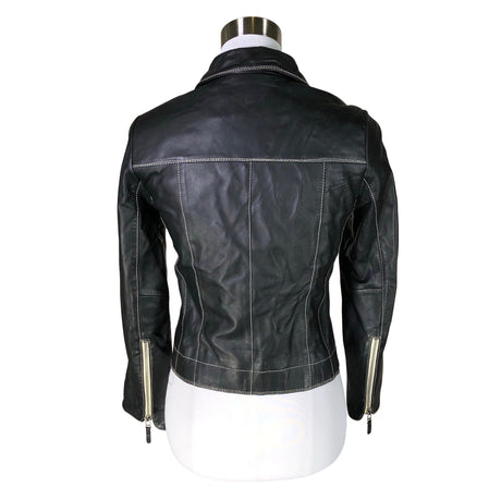 Unisex Andiata - Nahktagi, suurus 32 - Must (2)