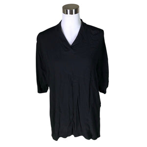 Unisex Marimekko - Lühikeste käistega pluus, suurus 36 - Must (1)