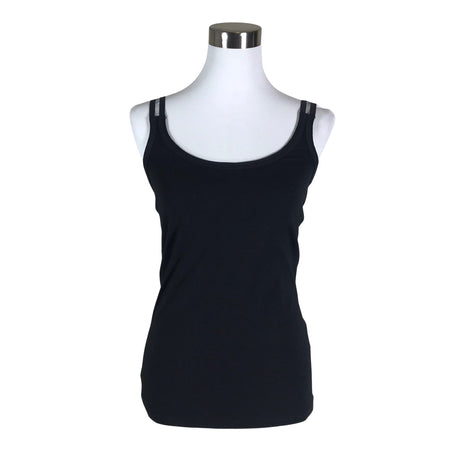 Unisex Yaya - Trikotaažist topp, suurus 38 - Must ()