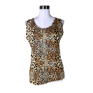Unisex Aventura - Trikotaažist topp, suurus 40 - Pruun (1)
