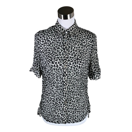 Unisex Frank Walder - Lühikeste käistega pluus, suurus 40 - Must ()