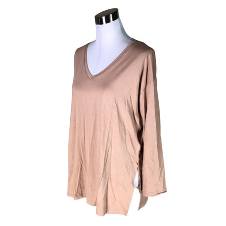 Unisex Puuvillatehdas - Trikotaažist pluus, suurus 38 - Beige (2)