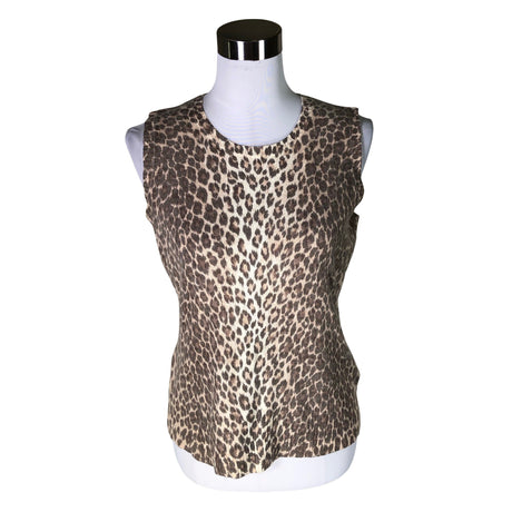 Unisex Global - Kootud vest, suurus 40 - Beige ()