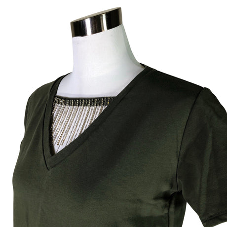 Unisex Liu Jo - Trikotaažist kleit, suurus 36 - Roheline (2)