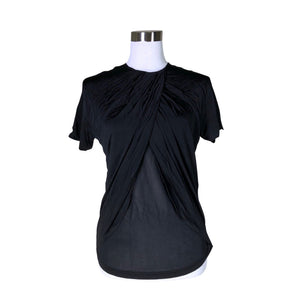 Unisex &Other Stories - Lühikeste käistega pluus, suurus 36 - Must (1)
