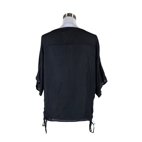 Unisex Michael Kors - Lühikeste käistega pluus, suurus 38 - Must (2)