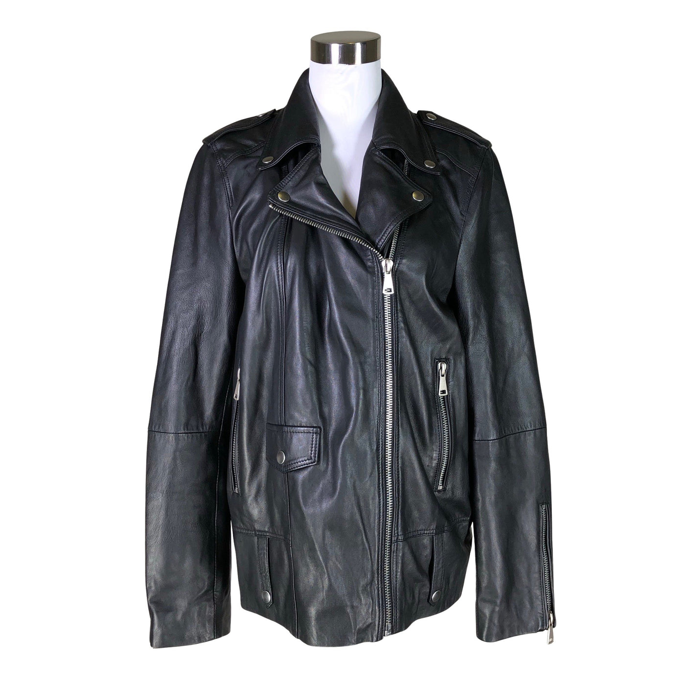 Unisex Selected - Nahktagi, suurus 40 - Must (1)