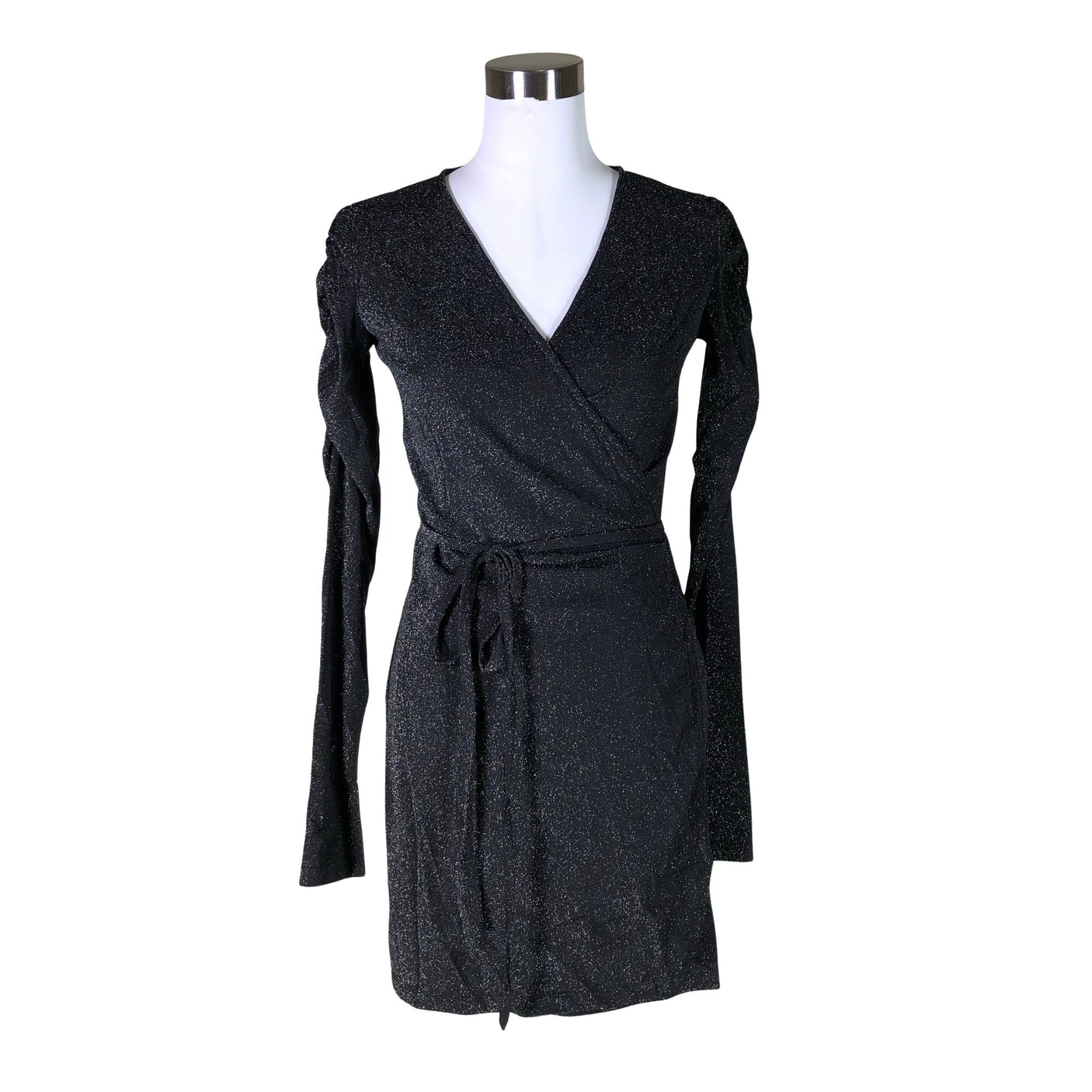 Unisex Na-KD - Trikotaažist kleit, suurus 34 - Must (1)