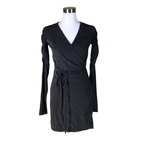 Unisex Na-KD - Trikotaažist kleit, suurus 34 - Must ()