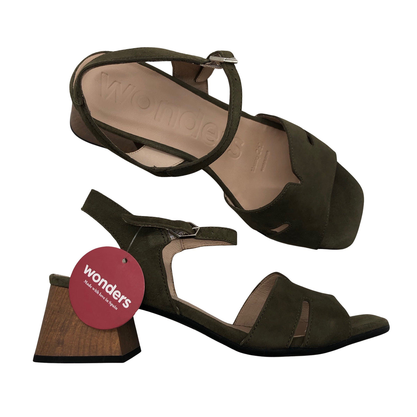 Unisex Wonders - Kontsaga rihmikud, suurus 36 - Roheline (1)