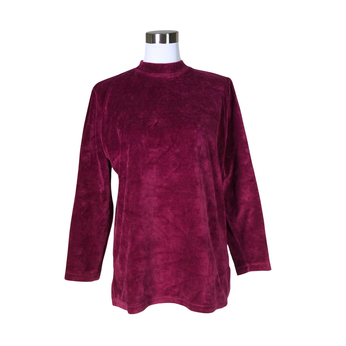 Unisex Damart - Dressikangast pluus, suurus 36 - Veinipunane (1)
