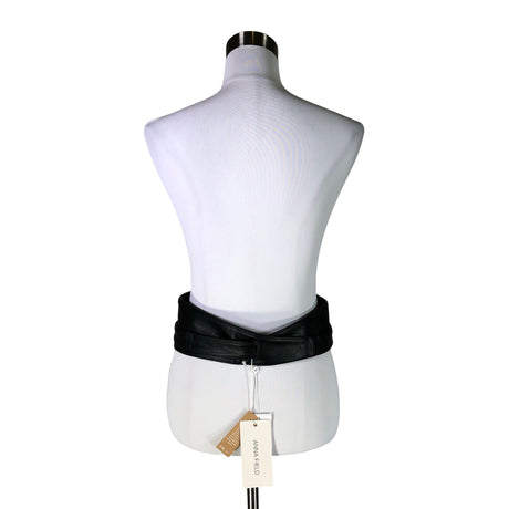 Unisex Anna Field - Nahkvöö, suurus One size - Must (2)