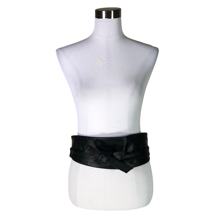 Unisex Anna Field - Nahkvöö, suurus One size - Must ()