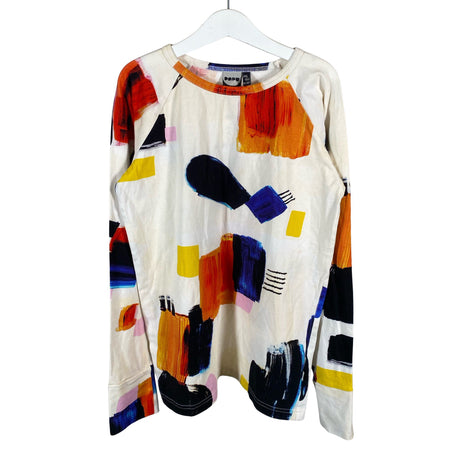 Unisex Papu - Trikotaažist pluus, suurus 146 - 152 - Valge ()