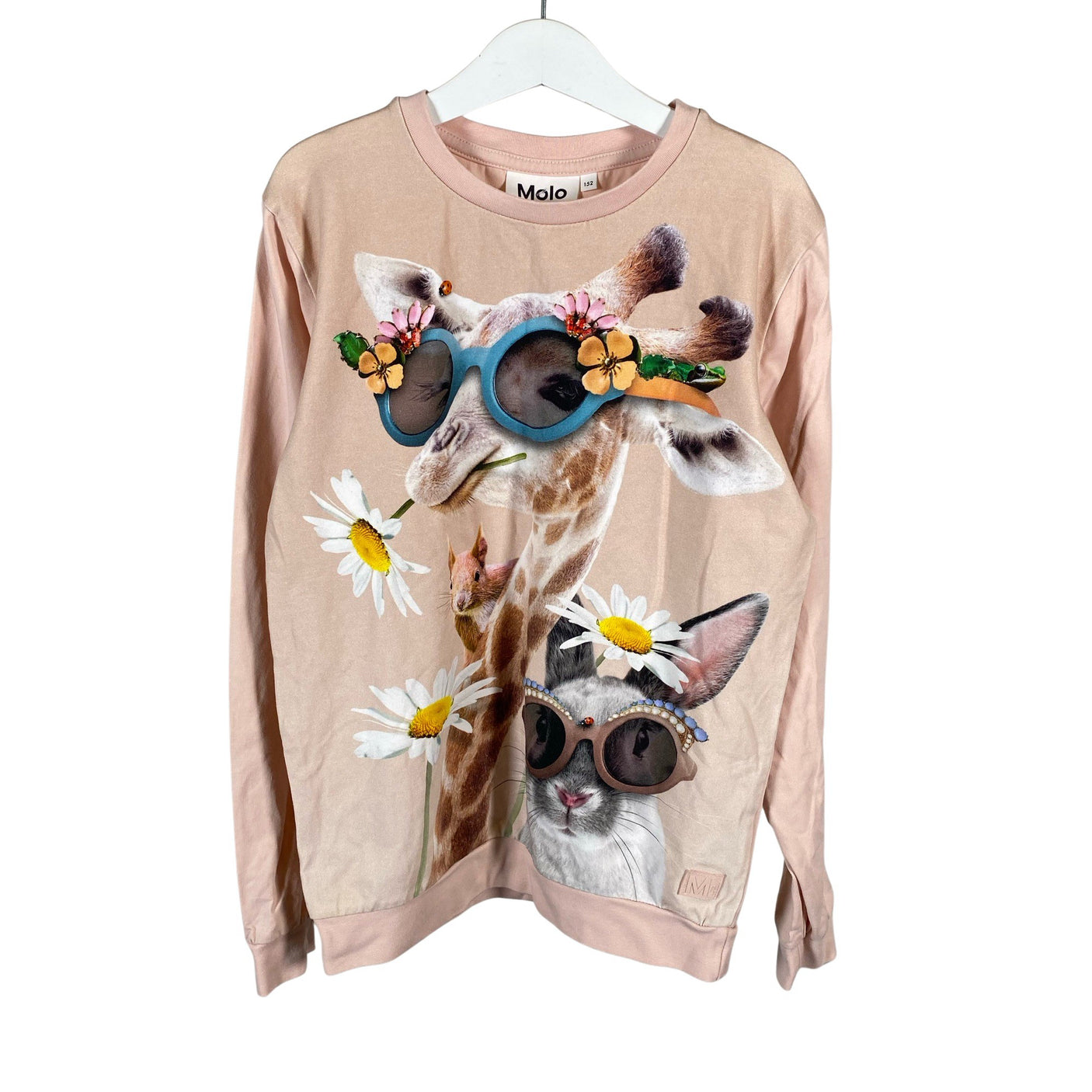 Unisex Little Marc Jacobs - Trikotaažist pluus, suurus 146 - 152 - Heleroosa (1)