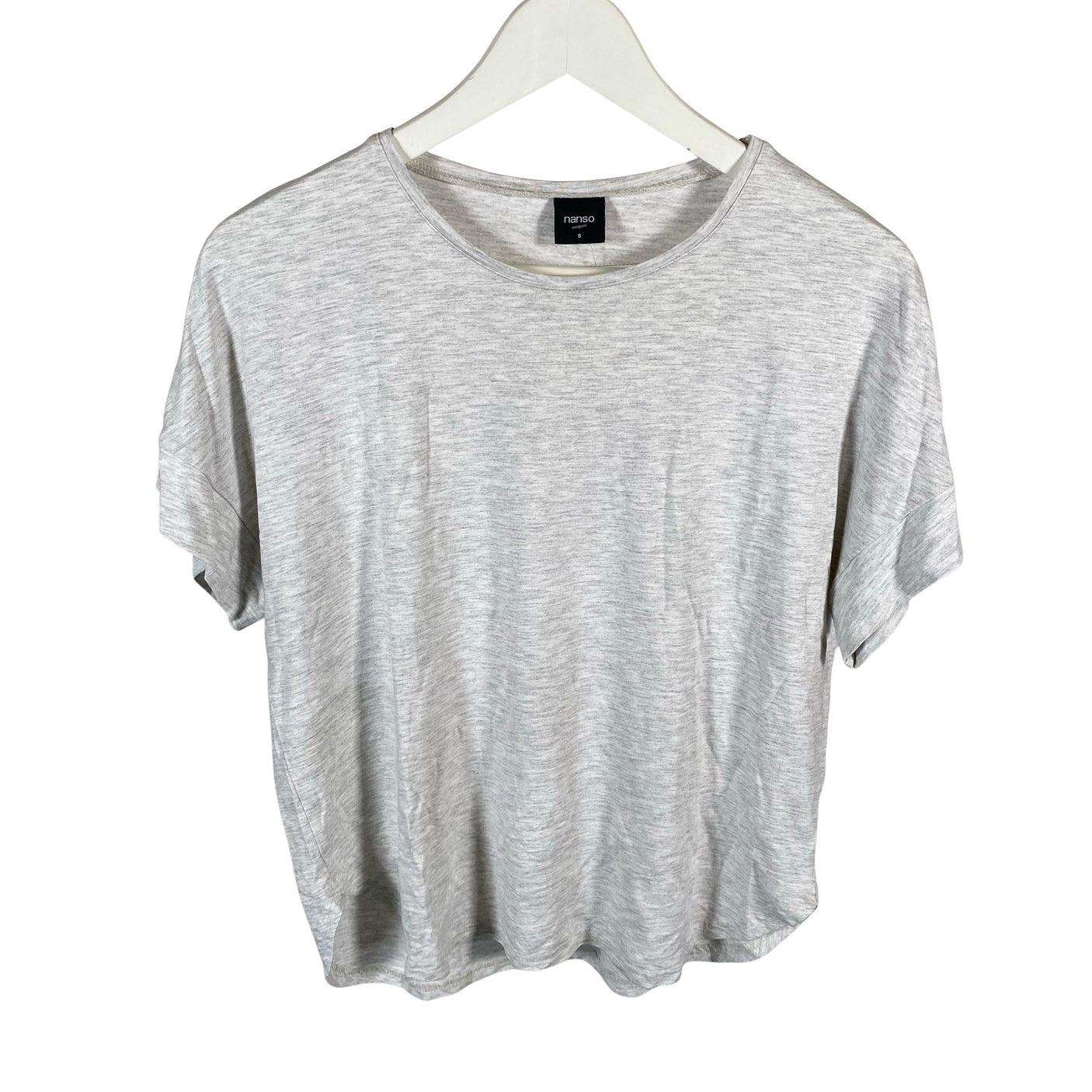 Unisex Nanso - T-särk, suurus 36 - Hall (1)