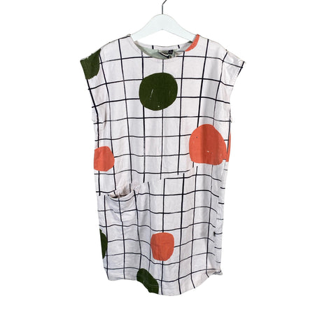 Unisex Papu - Trikotaažist kleit, suurus 134 - 140 - Valge ()