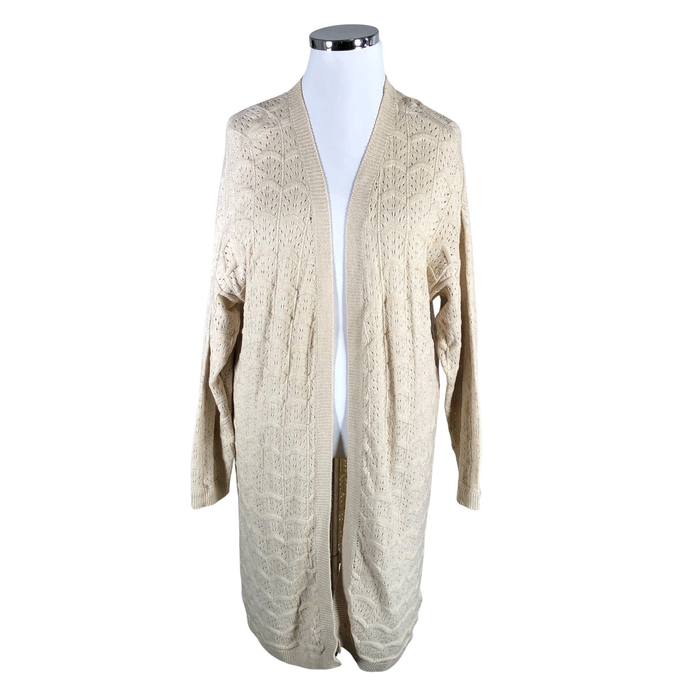 Unisex Cream - Neuletakki, koko 40 -  (1)