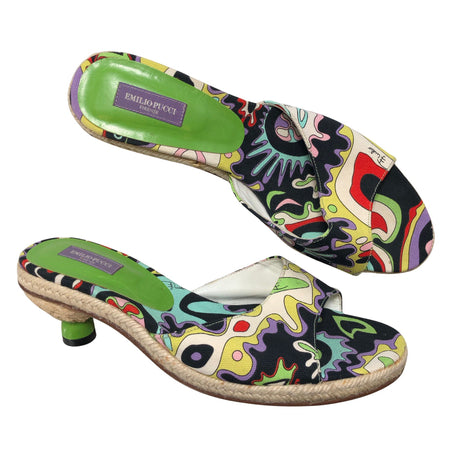 Unisex Emilio Pucci - Kontsaga rihmikud, suurus 40 - Looduslik valge ()