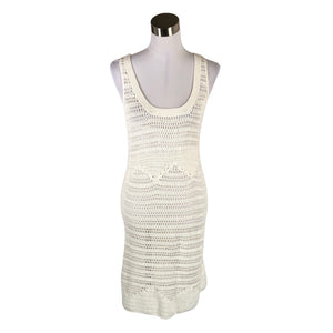 Unisex Handmade - Kootud kleit, suurus 36 - Valge (1)