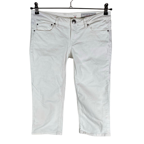 Unisex Esprit - Teksast poolpikad püksid, suurus 36 - Valge ()