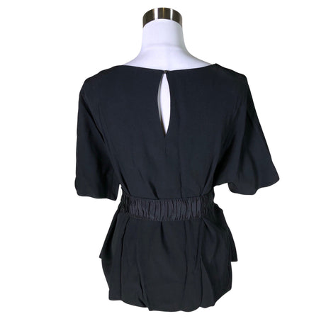 Unisex Hugo Boss - Lühikeste käistega pluus, suurus 38 - Must (2)