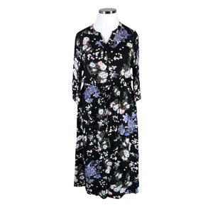 Unisex Kaffe - Maksikleit, suurus 42 - Must (1)