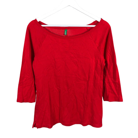 Unisex Benetton - Trikotaažist pluus, suurus 42 - Punane ()