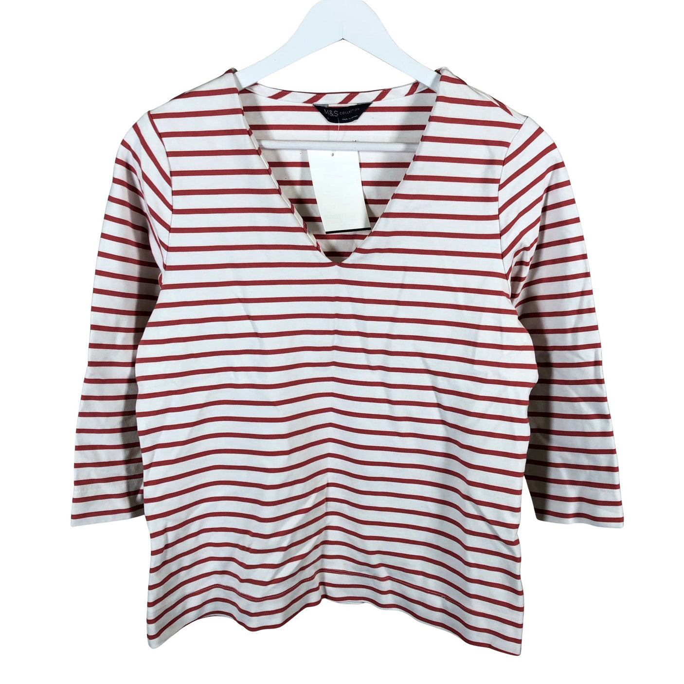 Unisex Marks&Spencer - Trikotaažist pluus, suurus 38 - Valge (1)