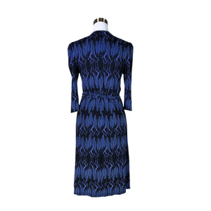 Unisex Nanso - Trikotaažist kleit, suurus 40 - Sinine (2)
