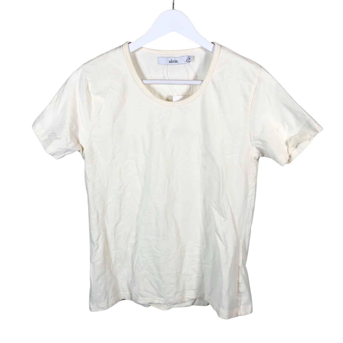 Unisex Almia - T-särk, suurus 38 - Looduslik valge (1)