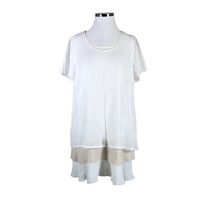 Unisex Zizzi - Õhuke kleit, suurus 42 - Valge (1)