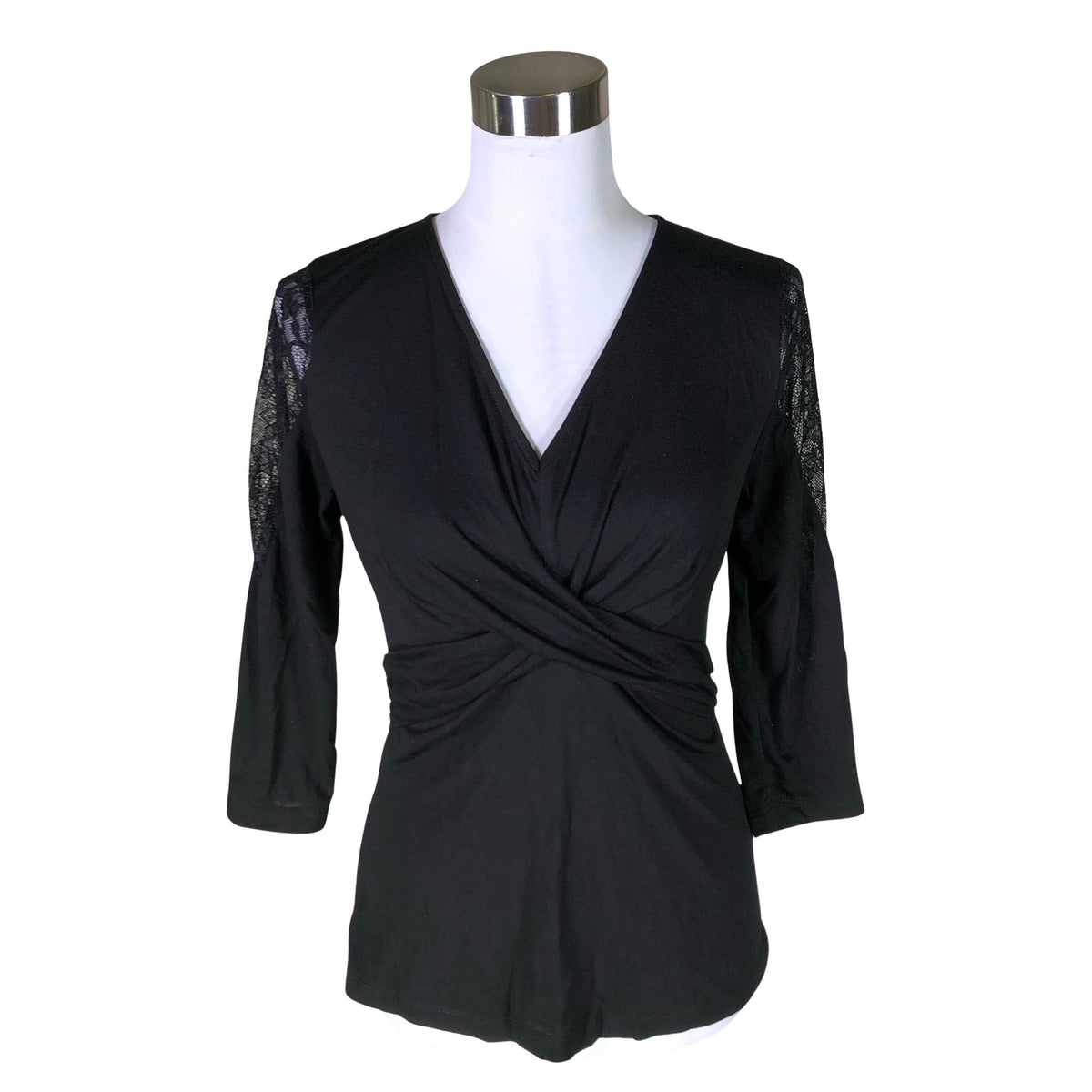 Unisex Happy Holly - Trikotaažist pluus, suurus 36 - Must (1)