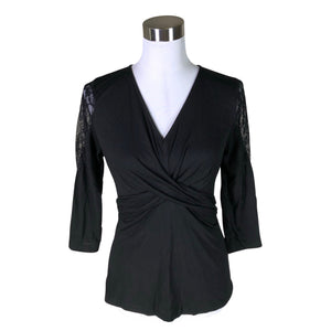 Unisex Happy Holly - Trikotaažist pluus, suurus 36 - Must (1)