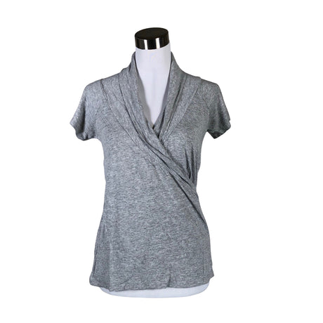 Unisex Ril's - Lühikeste käistega pluus, suurus 38 - Hall ()