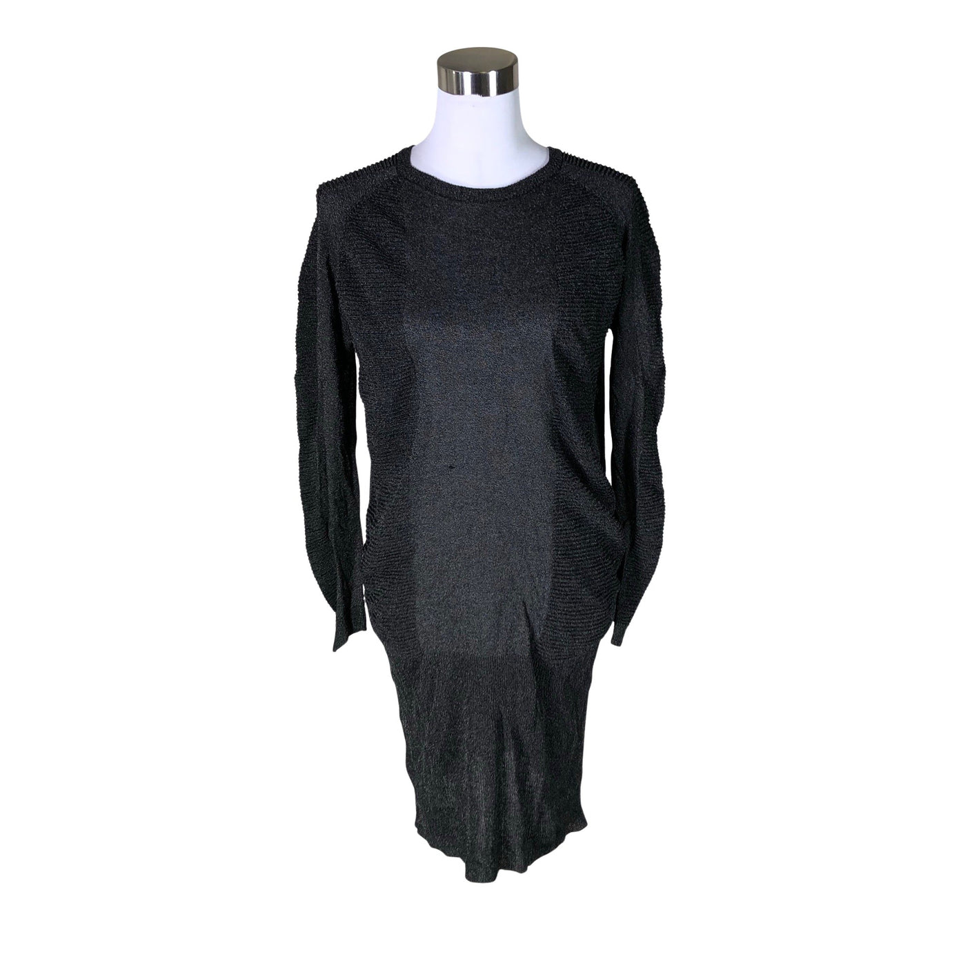 Unisex Nü - Kootud kleit, suurus 38 - Must (1)