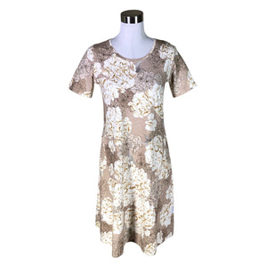 Unisex Versonpuoti - Trikotaažist kleit, suurus 36 - Beige (1)