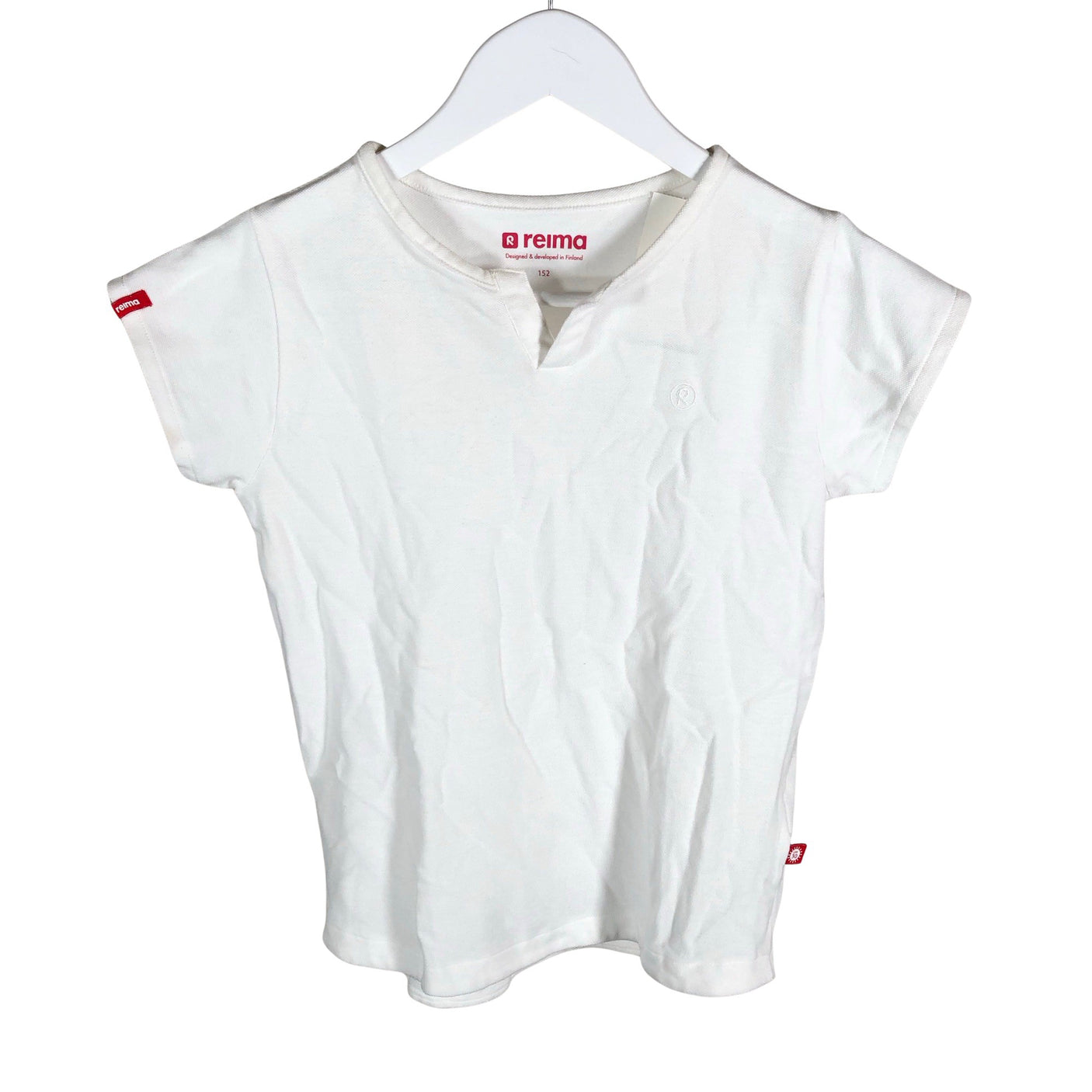 Unisex Reima - Polosärk, suurus 146 - 152 - Valge (1)