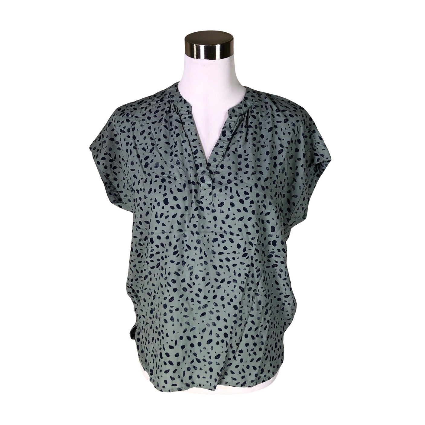 Unisex Esprit - Lühikeste käistega pluus, suurus 34 - Roheline (1)