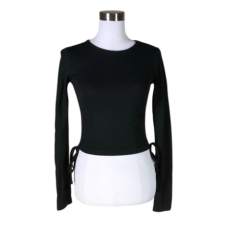 Unisex Na-KD - Trikotaažist pluus, suurus 38 - Must ()