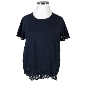 Unisex Sears - Lühikeste käistega pluus, suurus 42 - Sinine (1)