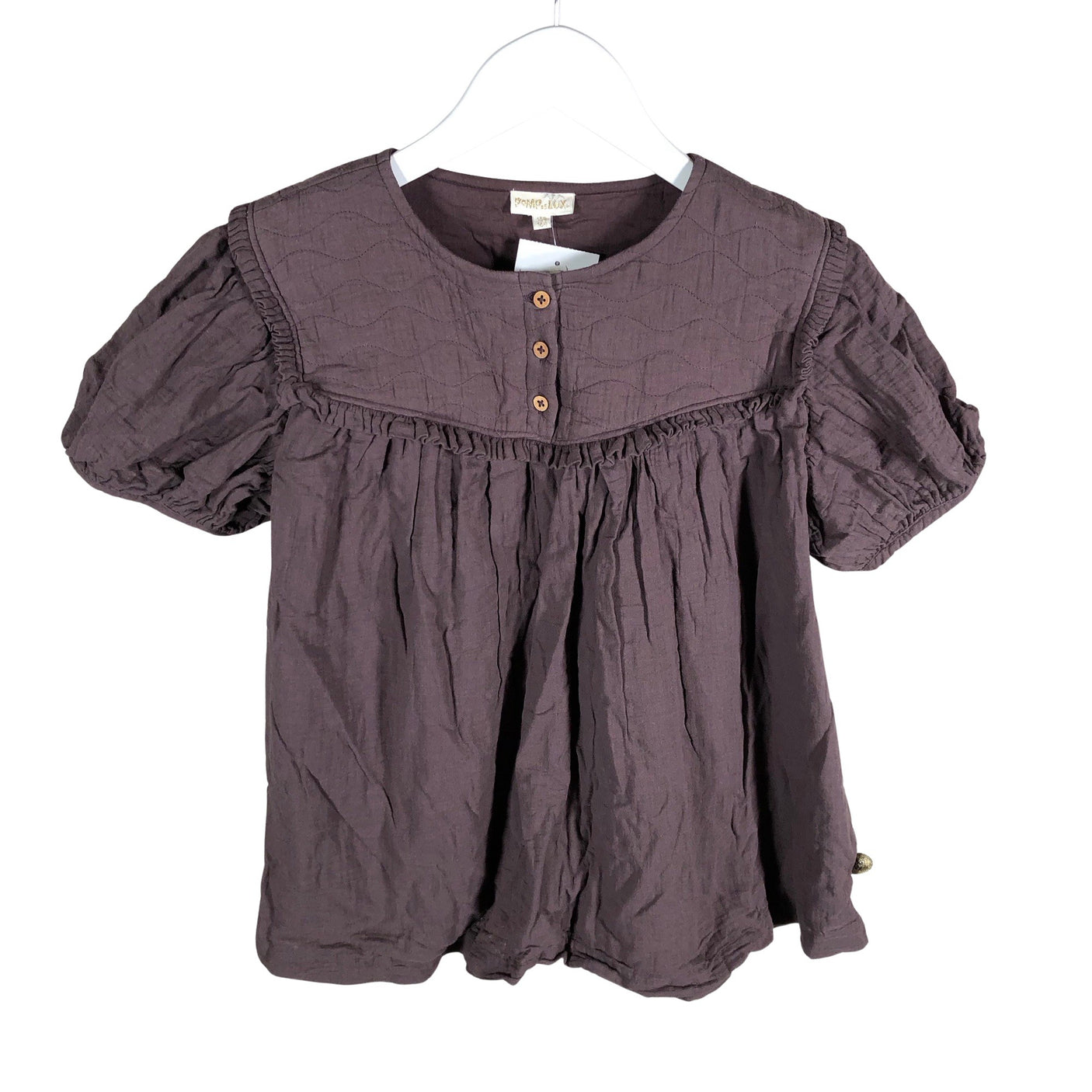 Unisex POMPdeLUX - Lyhythihainen pusero, koko 158 - 164 -  (1)