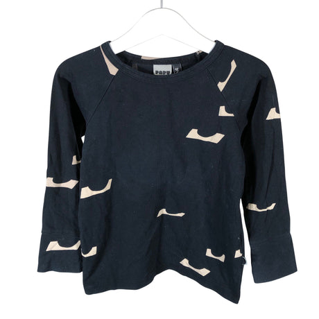 Unisex Papu - Trikotaažist pluus, suurus 98 - 104 - Must ()