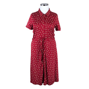 Unisex King Louie - Trikotaažist kleit, suurus 42 - Veinipunane (1)