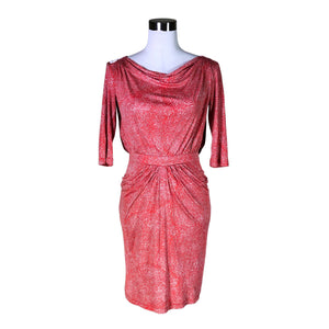 Unisex Saloni - Trikotaažist kleit, suurus 34 - Punane (1)