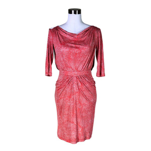 Unisex Saloni - Trikotaažist kleit, suurus 34 - Punane (1)