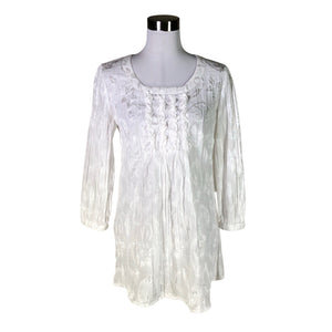 Unisex See - Mitteveniv tuunika, suurus 38 - Valge (1)
