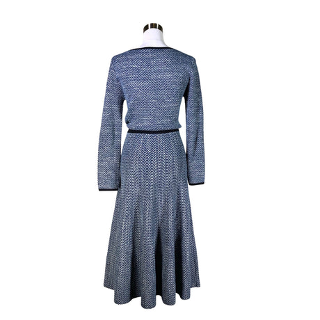 Unisex The Fold London - Kootud kleit, suurus 38 - Sinine (2)