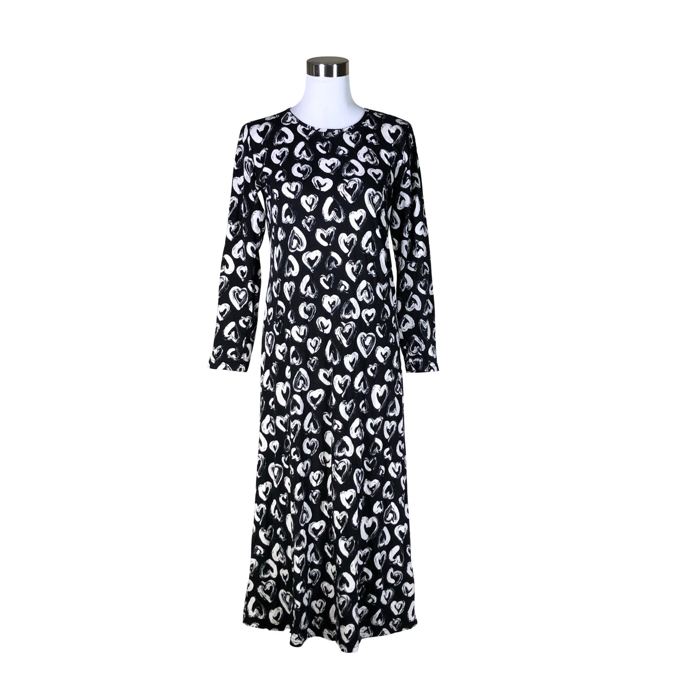 Unisex Nanso - Trikotaažist kleit, suurus 34 - Must (1)