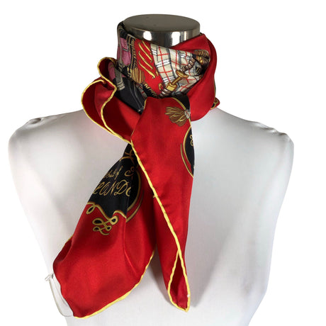 Unisex Burberry - Õhuke sall, suurus Midi - Punane (2)